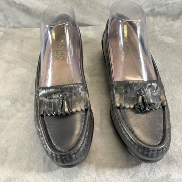SAS Womens shoes size 7.5N Grey all day comfort loafers slip on - Picture 16 of 16